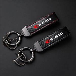 Porte-cl&eacute;s de moto en Fiber de carbone de haute qualit&eacute;, pour KYMCO Xciting 250 300 400 AK550 CT250
