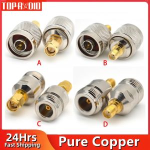 Adaptateur SMA vers N mâle femelle vers SMA femelle mâle, connecteur RF droit, convertisseur de Test