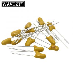 10 pièces condensateur au tantale DIP 16V 20V 25V 35V 50V 0.1UF 0.22UF 0.33UF 0.47UF 100UF 220UF 1UF
