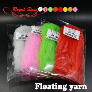 8 couleurs en option mouche attachant Para Post ailes fibre polypropylène fil flottant 40 cm/bundle