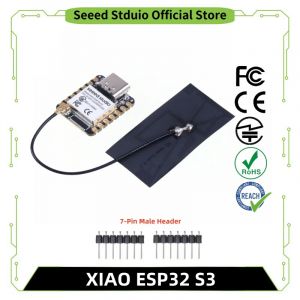 Seeed Studio XIAO ESP32S3-2.4GHz Wi-Fi, BLE 5.0, double c&oelig;ur, charge de batterie pris en charge,