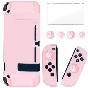 Étui de protection 3 en 1 pour Nintendo Switch et contrôleur Joy-Con, avec protecteur d'écran et