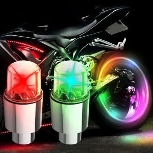 Lumières flash LED pour roue de voiture, bouchons de assujetde buse, lampe décorative Shoous Iod,