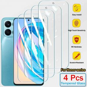 2/4 pièces verre trempé pour Huawei Honor 90 70 Lite X8b X7b X6b X9 X8 X7 X6 b X8A X7A X6A