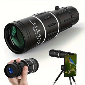 Télescope monoculaire puissant, Zoom 16x52, jumelles longue portée, lunette de nuit pour Camping en
