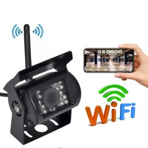 Bileeko-Caméra de recul sans fil, Wi-Fi, pour voiture, camion, remorque, IOS, Android