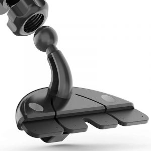 Support de support de fente pour CD de voiture, accessoires de boule de 17mm, support réglable pour