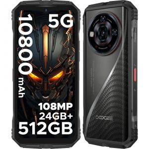 Doogee-Téléphone portable robuste S118 Pro 5G, dimension 7050, 6.6 ", FHD 120Hz, 8 Go de RAM, 512