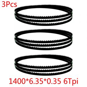 1/2/3 pièces pour Draper Einhell Scheppach HBS20 TPI 6/10/14 lame de scie à ruban 1400mm x