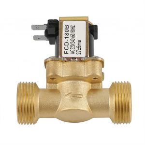 Électrovanne électrique G3/4, entrée d'eau à 2 voies, pression normalement fermée, N/C, AC 220V,