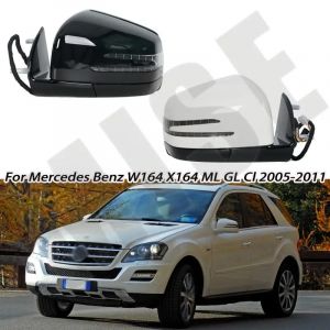 Pour Mercedes Benz W164 X164 ML GL Cl 2005-2011 r&eacute;troviseur de voiture r&eacute;troviseur de porte lat&eacute;rale