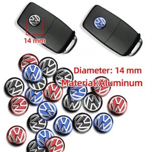 Autocollants de remplacement d'emblème de clé de voiture, insigne de clé, Volkswagen, VW, Polo,