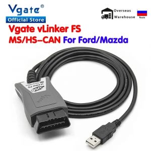 Vgate vLinker elasticity ELM327 pour Ford FORScan HS MS LilELM 327 OBD 2 OBD2, outils petde EAU de