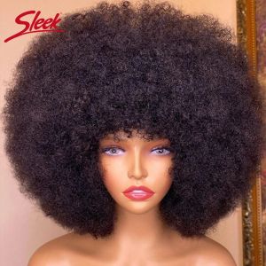 Perruques Bob boucl&eacute;es afro cr&eacute;pues br&eacute;siliennes P4/30 #   Perruques de cheveux humains Remy de