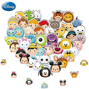 Autocollants Tsum Tsum, 50 pièces, pour Scrapbook, journal intime, ordinateur portable, bagages,
