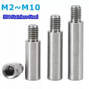 M2 M2.5 M3 M4 M5 M6 M8 M10 304 acier inoxydable entretoise hexagonale mâle à femelle pilier goujon