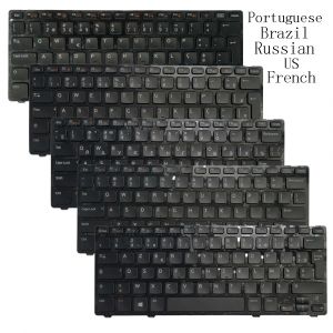 Nouveau clavier portugais/américain/russe/français/brésil pour Dell Inspiron 5423 14z-5423 14Z 3360