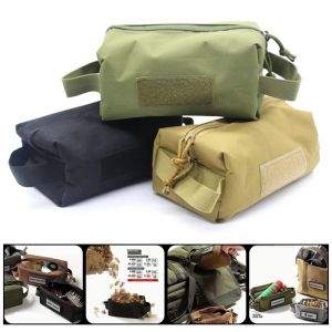 Sac de munitions tactique, espace intérieur détachable, pochette de transport de munitions, crochet