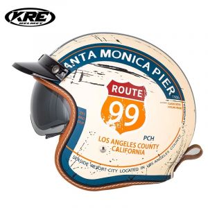 Casque de moto Harley pour hommes et femmes, casque de véhicule électrique, conduite en plein air,