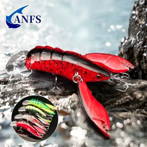 1pc Ultimate Premium articul&eacute; chenille leurre-crochets affil&eacute;s-app&acirc;t artificiel Ultra-r&eacute;aliste pour