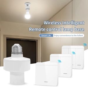 Support d'ampoule intelligent inda douille de base de lampe t&eacute;l&eacute;commande sans fil RF 433Mhz