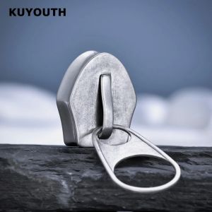 ​ KUYOUTH r&eacute;tro cuivre fermeture &eacute;clair oreille extenseurs boucle d'oreille Tunnels bouchons jauges