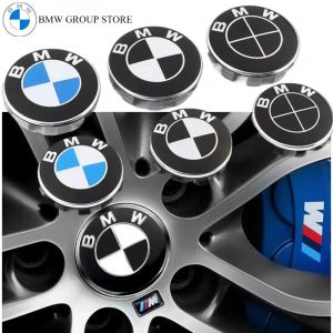 BMW GROUP-Capuchons de couverture de moyeu central de roue de voiture, 56mm, 68mm, BMW M, M5, E39,