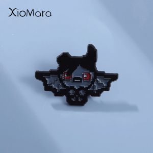 Broche en émail The Binding of Isaac Azazel, personnalisée, rétro, dessin animé, jeu, Badge en