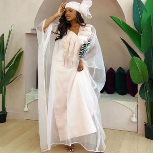 Robe africaine de style libre personnalisée pour femmes, conception de broderie, vêtements Ladile,