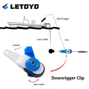 LETOYO &ndash; Clips de d&eacute;verrouillage pour d&eacute;clencheur, pour la tra&icirc;ne, Clips de p&ecirc;che durables, outil de