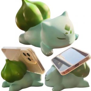 Support de téléphone portable Pokemon Bulbasaur, accessoires de support de tablette de dessin animé