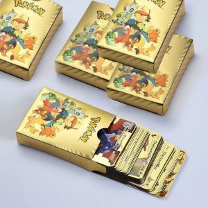 110-27 pi&egrave;ces cartes Pok&eacute;mon espagnol fran&ccedil;ais anglais allemand Vmax GX carte d'&eacute;nergie de bataille