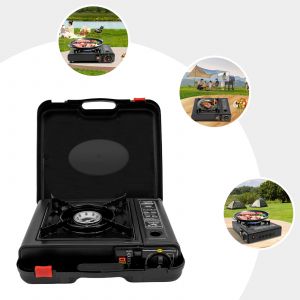 Grille de réchaud de camping avec protection contre la surchauffe, cuisinière à gaz extérieure