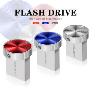 JASTER-Mini cl&eacute;s USB 2.0 en m&eacute;tal, cl&eacute; USB haute vitesse, cl&eacute; USB &eacute;tanche, 16 Go, 32 Go, 64 Go, 8