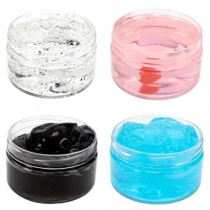 Jouet magique en cristal de 120ml, Kit de Slime croquant, gelée transparente, mastic en mousse, pâte