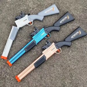 S686 fusil &agrave; Double canon longue jouet pistolet Airsoft lanceur Double balles souples Sports de