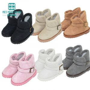 Chaussures de poupée jouets 5.6cm pour EXO 1/6 BJD YOSD, accessoires de poupée, bottes de neige à la