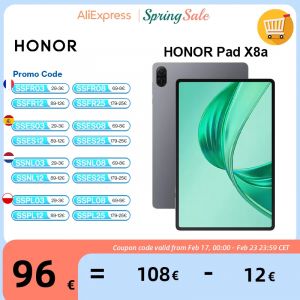 Version globale HONOR Pad X8a 11inch High Refresh Rate Eye Comfort 8300mAh Battery Large-amplitude