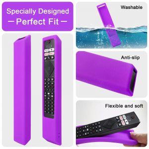 Coque en silicone antidérapante pour télécommande Philips Smart TV 50PUS8106/12 55PUS8106/12