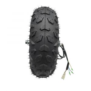 Moteur de moyeu électrique pour brouette, couple élevé 24V 36V 48V 350W 500W, pneus tout-terrain de