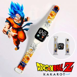 Pokemon Pikachu Dragon Ball Z Sport montres d&eacute;contract&eacute;es Led montre en Silicone couleur belle