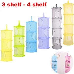 Filet de rangement pliable pour jouets, étagère, économiseur d'espace pour chambre d'enfant,