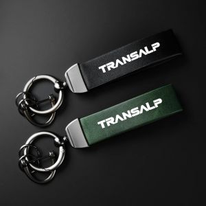Porte-cl&eacute;s de moto en cuir de haute qualit&eacute;, accessoires pour HONDA TRANSALP 600 650 700 xlv650
