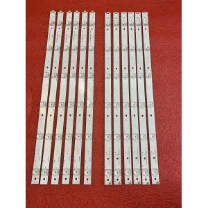 Bande de rétro-éclairage LED pour Sharp LC-55UI7252E LC-55UI8872ES LC-55UI8652E LC-55CUF8472ES