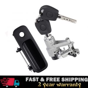 1J 6827297 G 1J 6827565 Poign&eacute;e de porte ext&eacute;rieure arri&egrave;re avec serrure, 2 cl&eacute;s, pour GOLF 4 IV