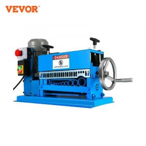 VEVOR Machine à Dénuder Électrique 370 W Pince à Dénuder Fils 1,5-38 mm, 27 m/min Haute Efficacité