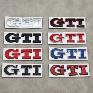 Emblème GTI avec Logo métallique 3D, Badge de coffre arrière de voiture pour Volkswagen VW Golf 4 5