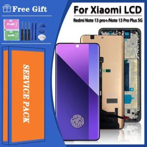 6.67 "AMOLED pour Xiaomi Redmi Note 13 Pro + Plus 5G 23090RA98C 23090RA98G &eacute;cran Lcd &eacute;cran tactile