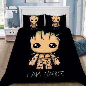 Marvel Groot-Parure de lit avec taie d'oreiller pour adultes, d&eacute;coration de chambre pour gar&ccedil;ons et