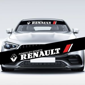 Autocollant décoratif pour pare-brise avant et arrière de voiture, pour Renault RS DUSTER Megane 2 3